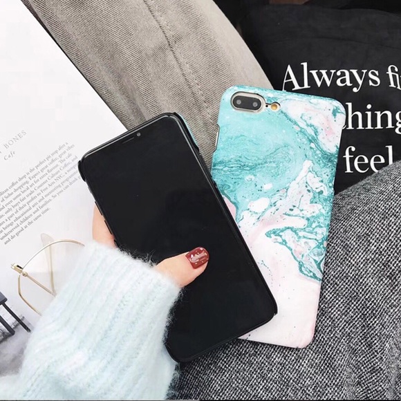 iPhone X/7/8/7PLUS/8PLUS MARBLE GREEN CASE - Picture 3 of 6